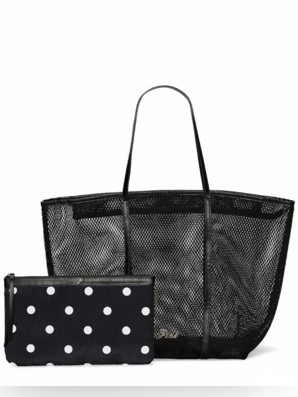 Pink by Victoria Secret? Mesh Beach bag